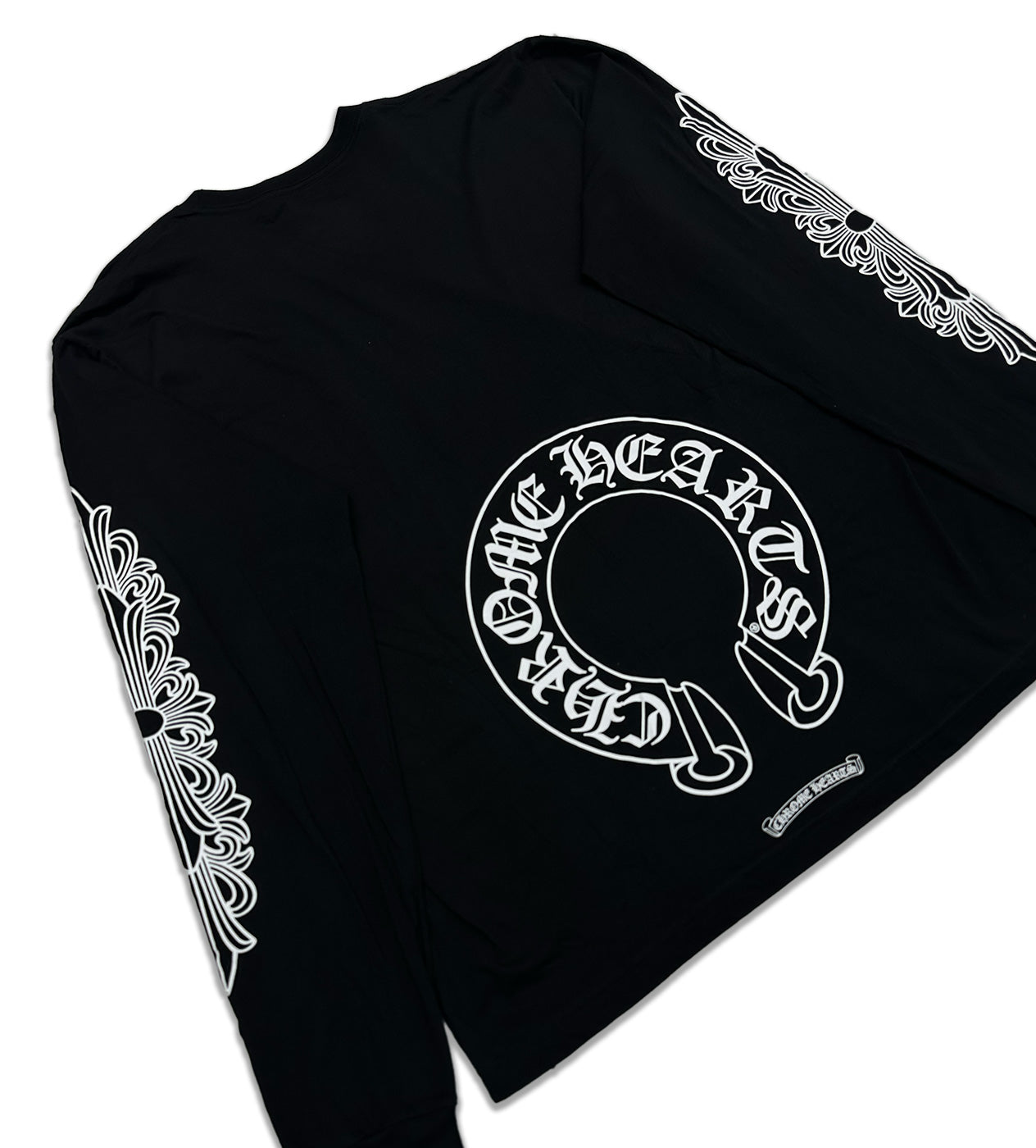 Chrome Hearts Black Horseshoe L/S Tee