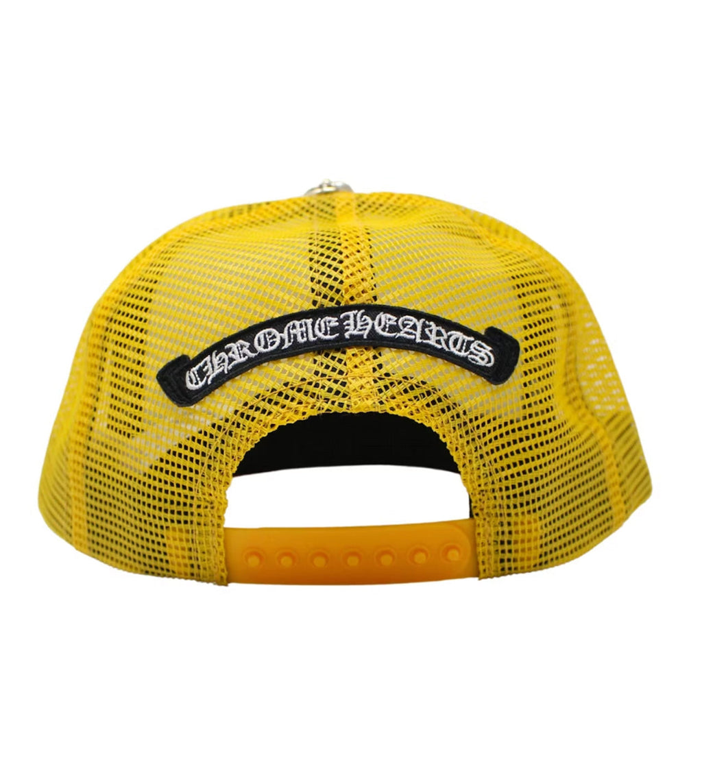 Chrome Hearts Yellow Trucker Cap
