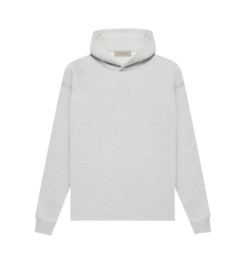 Essentials Oatmeal Hoodie Back Logo