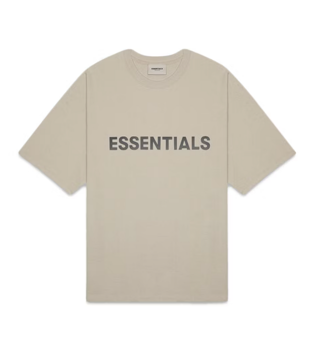 Essentials Olive Tee Front Logo
