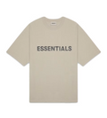 Essentials Olive Tee Front Logo